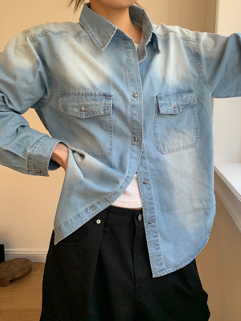 AMU東大門實拍女士新款時尚推薦真品職業人氣休閑襯衫蕾絲衫CLOSER襯衫/蕾絲衫