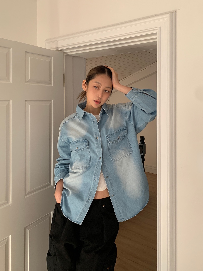 AMU東大門實拍女士新款時尚推薦真品職業人氣休閑襯衫蕾絲衫CLOSER襯衫/蕾絲衫