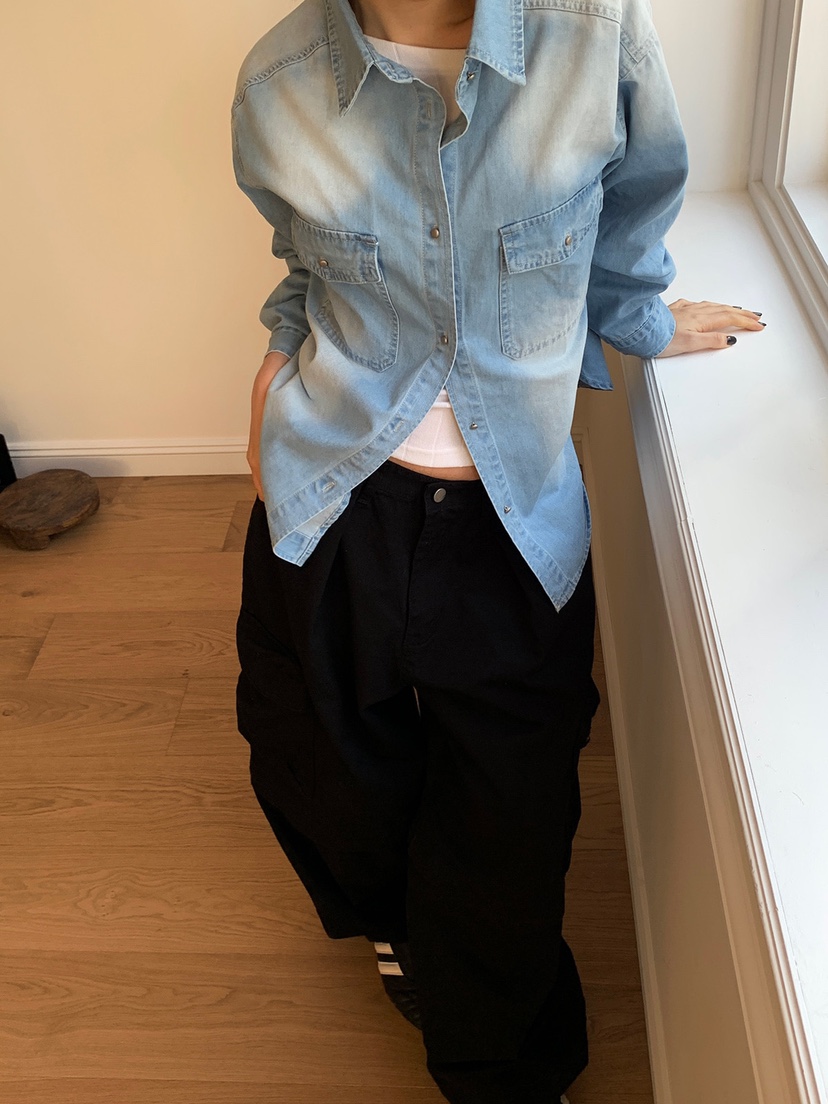 AMU東大門實拍女士新款時尚推薦真品職業人氣休閑襯衫蕾絲衫CLOSER襯衫/蕾絲衫