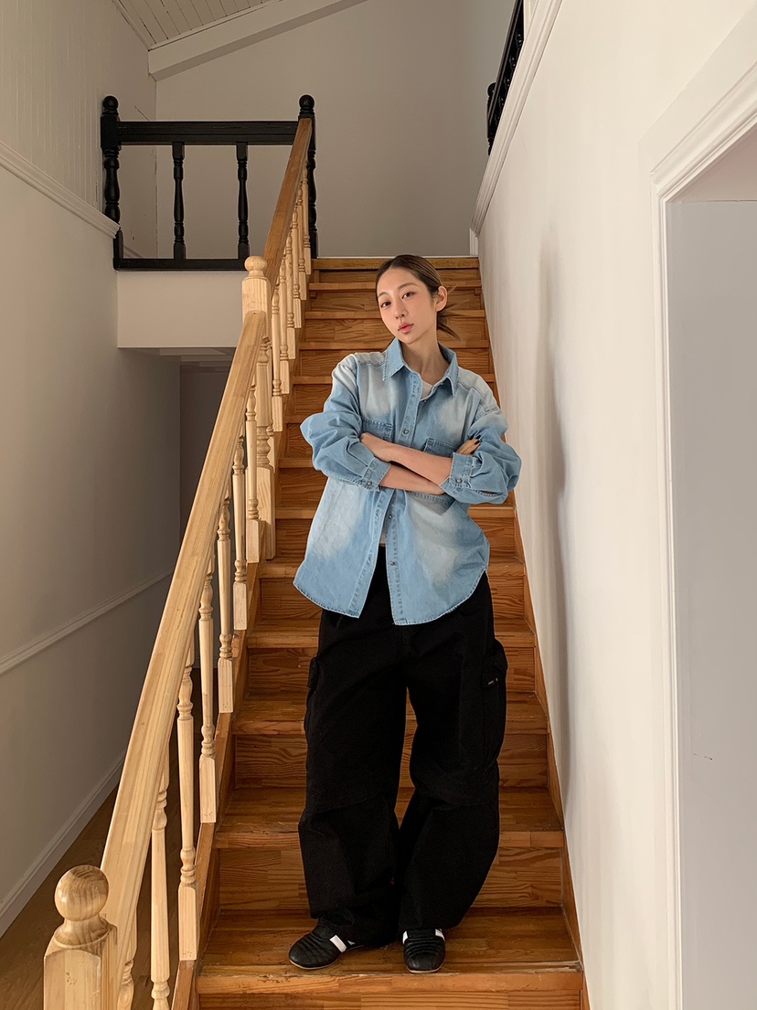 AMU東大門實拍女士新款時尚推薦真品職業人氣休閑襯衫蕾絲衫CLOSER襯衫/蕾絲衫