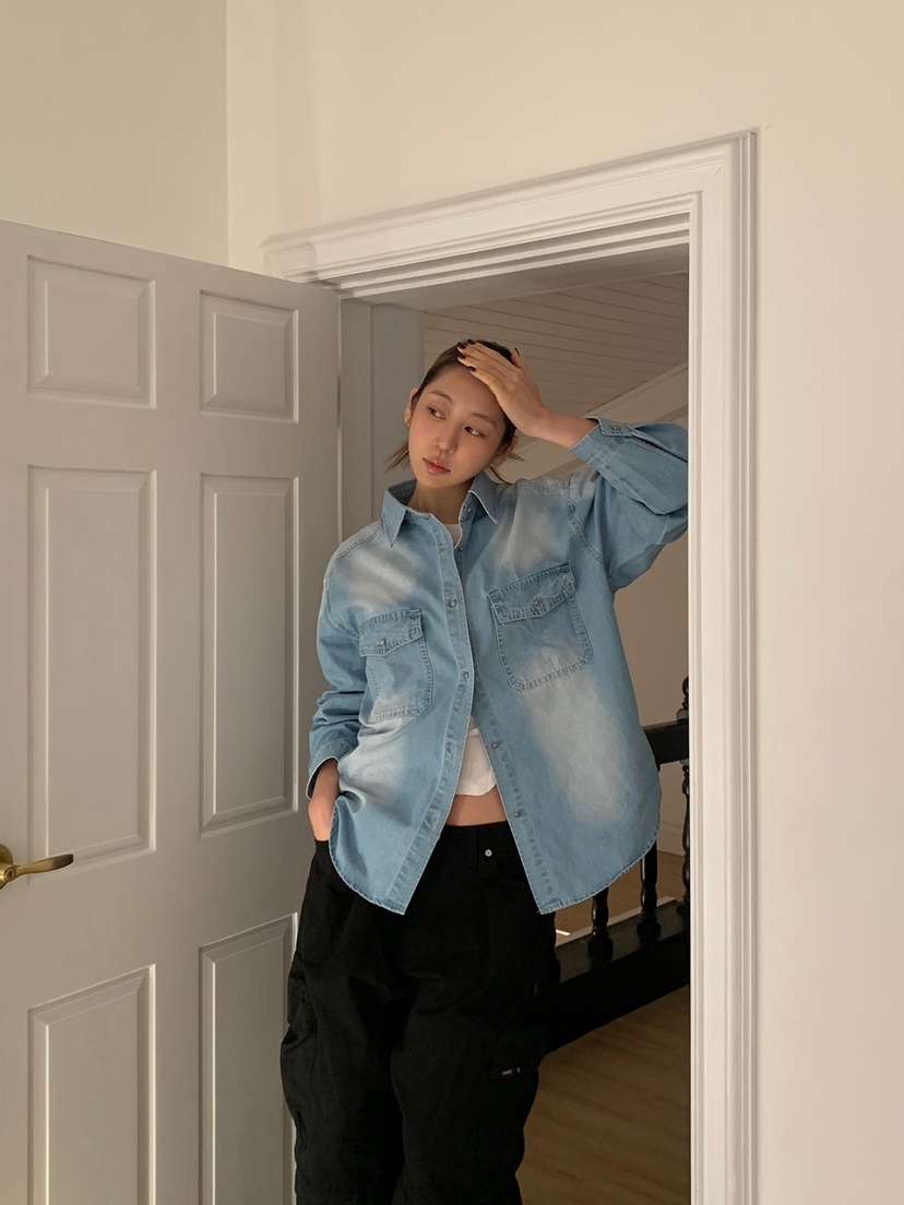 AMU東大門實拍女士新款時尚推薦真品職業人氣休閑襯衫蕾絲衫CLOSER襯衫/蕾絲衫