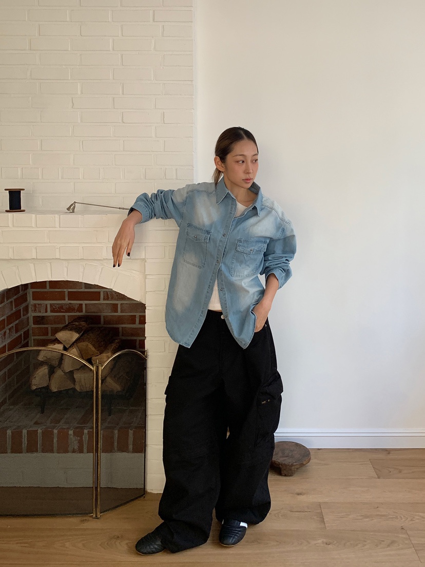 AMU東大門實拍女士新款時尚推薦真品職業人氣休閑襯衫蕾絲衫CLOSER襯衫/蕾絲衫