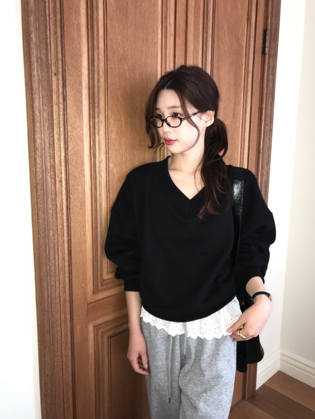 AMU韓國直郵女裝新品熱賣真品25春夏時尚推薦職業人氣休閑衛衣CLOSER衛衣
