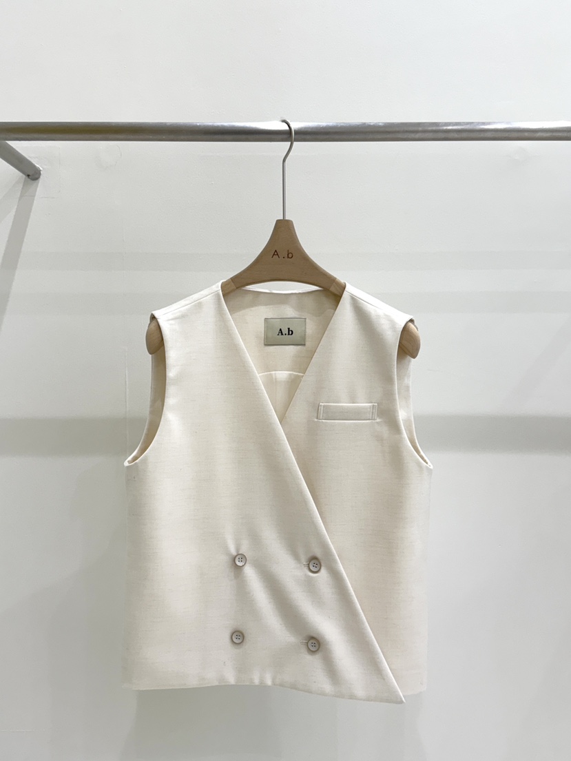 AUTUMN BEIGE PLUS東大門實拍女士新品真品職業休閑推薦馬甲A.b/AUTUMN BEIGE-無馬甲圖色2