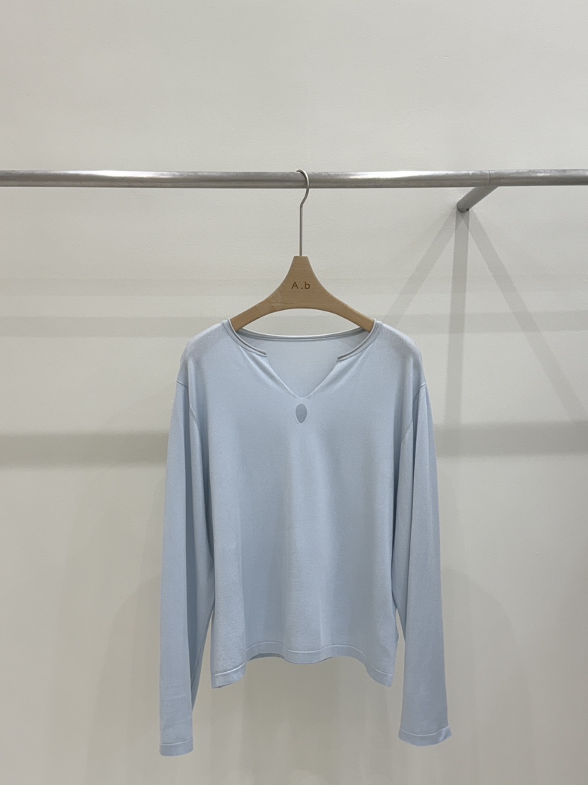 AUTUMN BEIGE PLUS韓國代購女士新品25春夏推薦人氣長袖T恤A.b/AUTUMN BEIGE-無長袖T恤圖色3