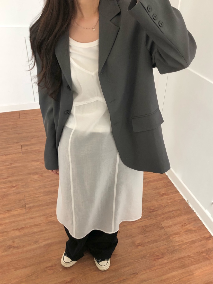 AMU韓國代購女裝新品職業25春夏真品人氣休閑熱賣推薦連衣裙CLOSER連衣裙