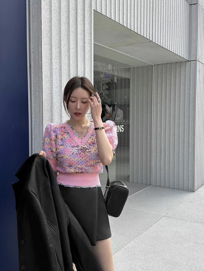 LEA/ASHER-J東大門實拍女裝新款職業時尚推薦人氣真品針織衫PitaPat針織衫