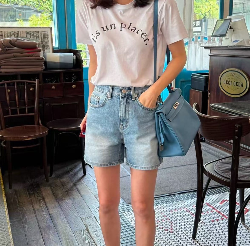 AWESOME-L東大門代購女裝新款真品25春夏休閑職業時尚短褲AWESOME-L短褲