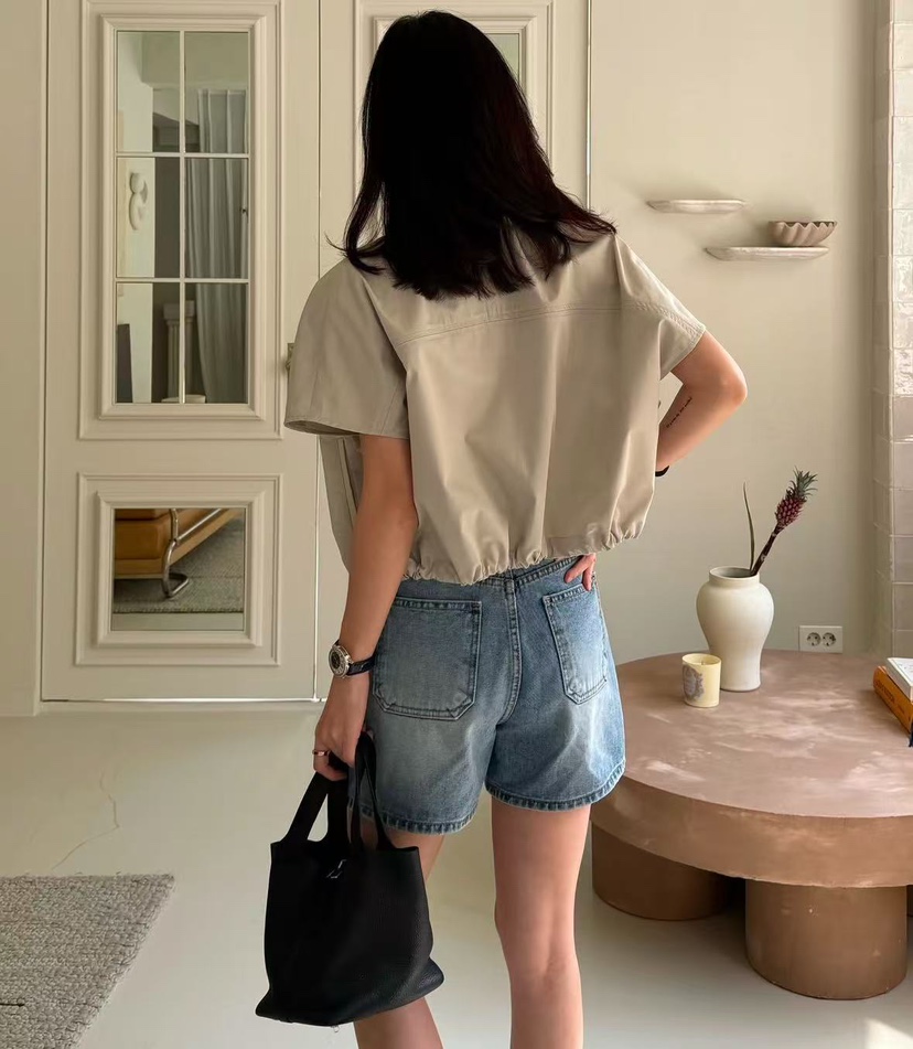 AWESOME-L東大門代購女裝新款真品25春夏休閑職業時尚短褲AWESOME-L短褲