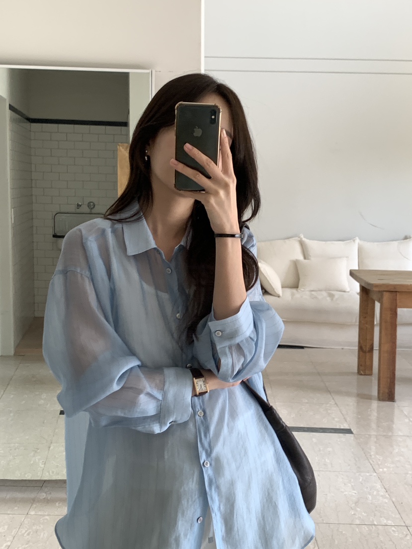 BAKING POWDER韓國直郵女士新款推薦25春夏真品襯衫蕾絲衫BAKING POWDER襯衫/蕾絲衫