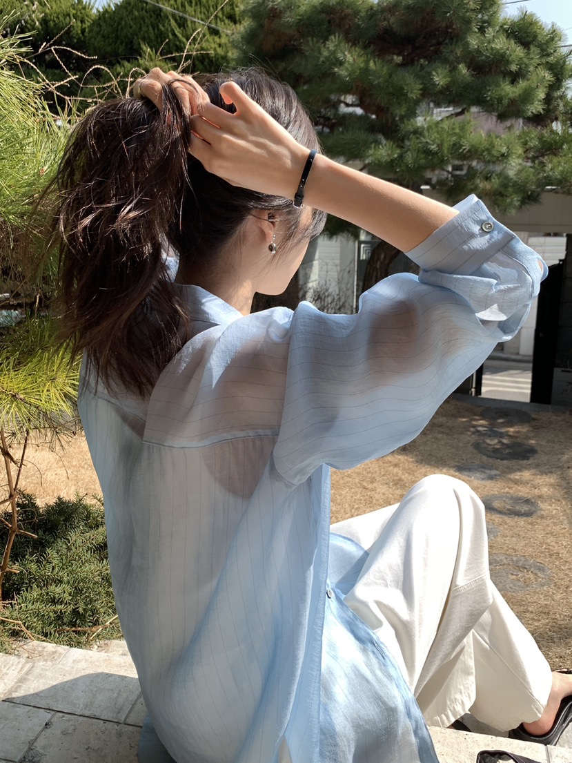 BAKING POWDER韓國直郵女士新款推薦25春夏真品襯衫蕾絲衫BAKING POWDER襯衫/蕾絲衫