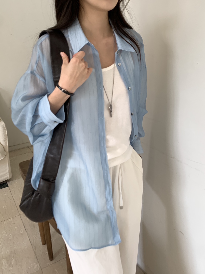 BAKING POWDER韓國直郵女士新款推薦25春夏真品襯衫蕾絲衫BAKING POWDER襯衫/蕾絲衫