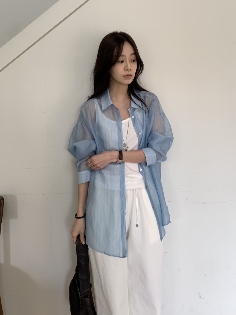 BAKING POWDER韓國直郵女士新款推薦25春夏真品襯衫蕾絲衫BAKING POWDER襯衫/蕾絲衫