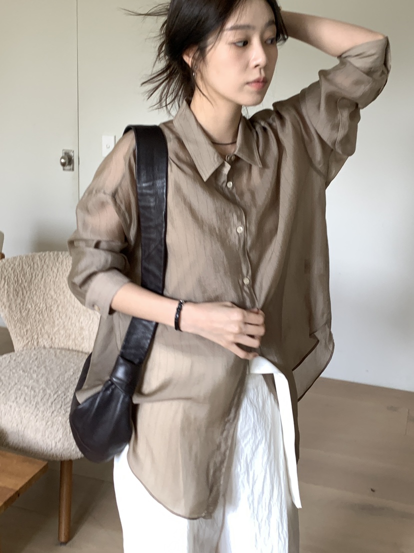 BAKING POWDER韓國直郵女士新款推薦25春夏真品襯衫蕾絲衫BAKING POWDER襯衫/蕾絲衫