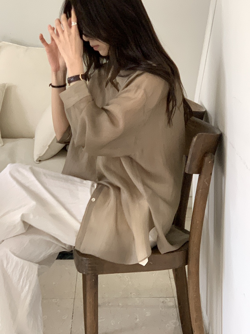 BAKING POWDER韓國直郵女士新款推薦25春夏真品襯衫蕾絲衫BAKING POWDER襯衫/蕾絲衫