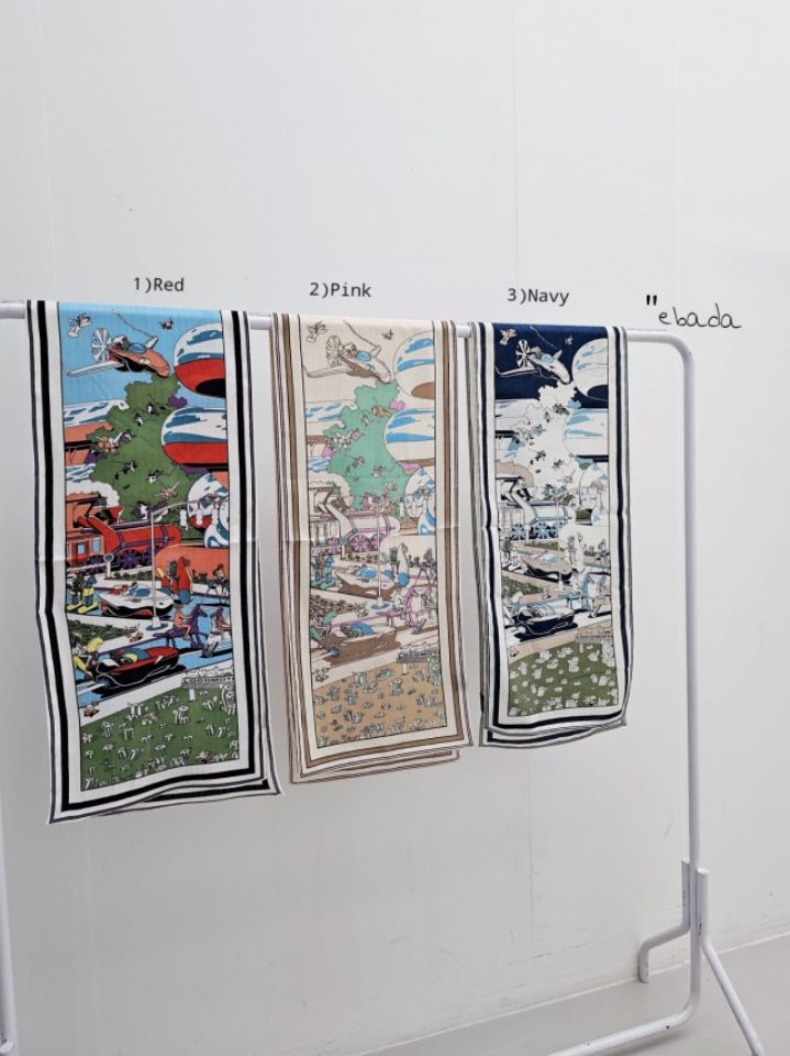 EBADA東大門實拍女裝新款推薦熱賣職業時尚真品休閑圍巾披肩EBADA圍巾/披肩