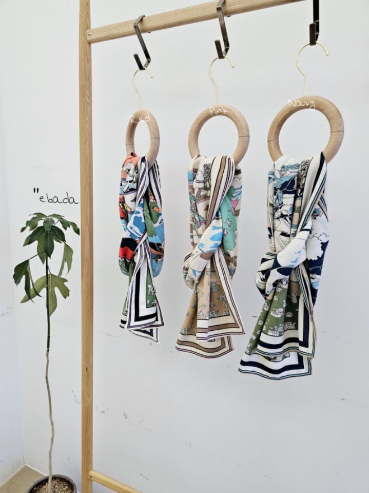 EBADA東大門實拍女裝新款推薦熱賣職業時尚真品休閑圍巾披肩EBADA圍巾/披肩