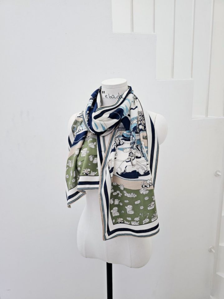 EBADA東大門實拍女裝新款推薦熱賣職業時尚真品休閑圍巾披肩EBADA圍巾/披肩圖色2