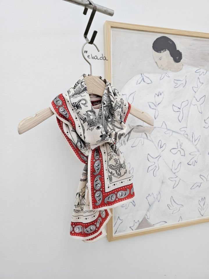 EBADA韓國代購女裝新款真品熱賣休閑推薦人氣時尚25春夏圍巾披肩EBADA圍巾/披肩