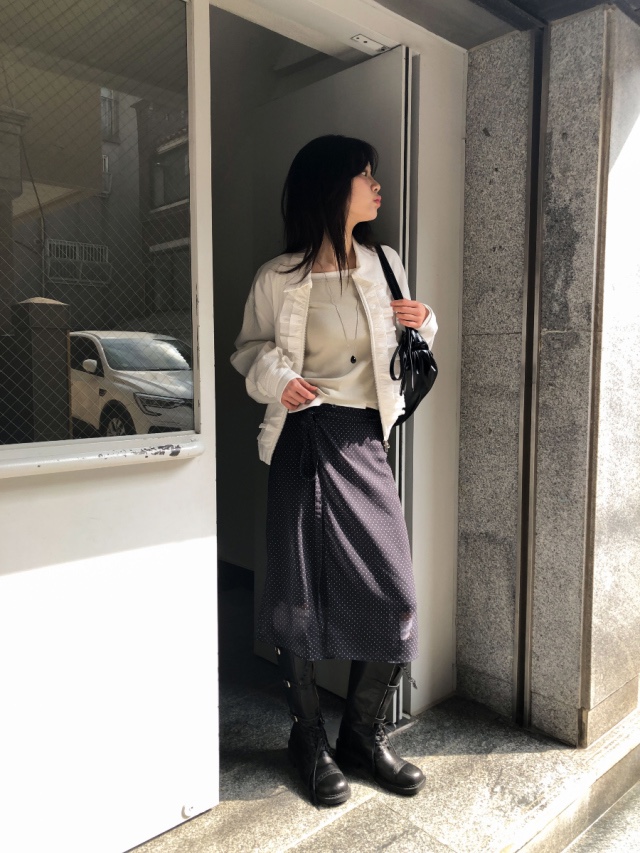 AMU韓國直郵女裝新品人氣熱賣時尚25春夏休閑職業半身裙中短裙CLOSER半身裙/中短裙