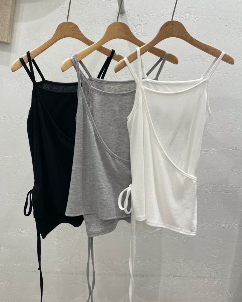 OEUF東大門代購女裝新品休閑職業人氣25春夏時尚真品吊帶背心OEUF吊帶/背心