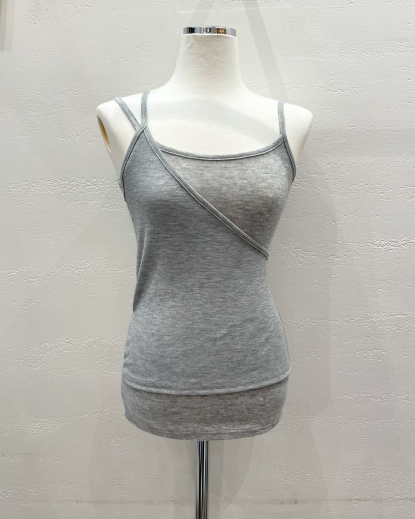OEUF東大門代購女裝新品休閑職業人氣25春夏時尚真品吊帶背心OEUF吊帶/背心