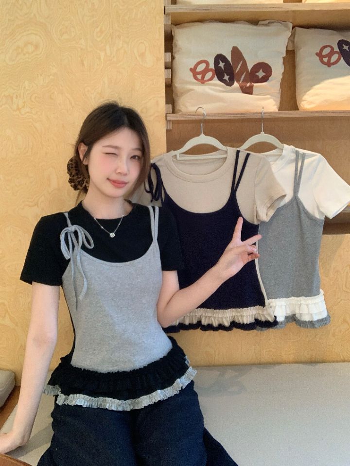 BELLINO293東大門代購女士新品職業時尚熱賣推薦人氣25春夏T恤BOBBIE DOLLT恤