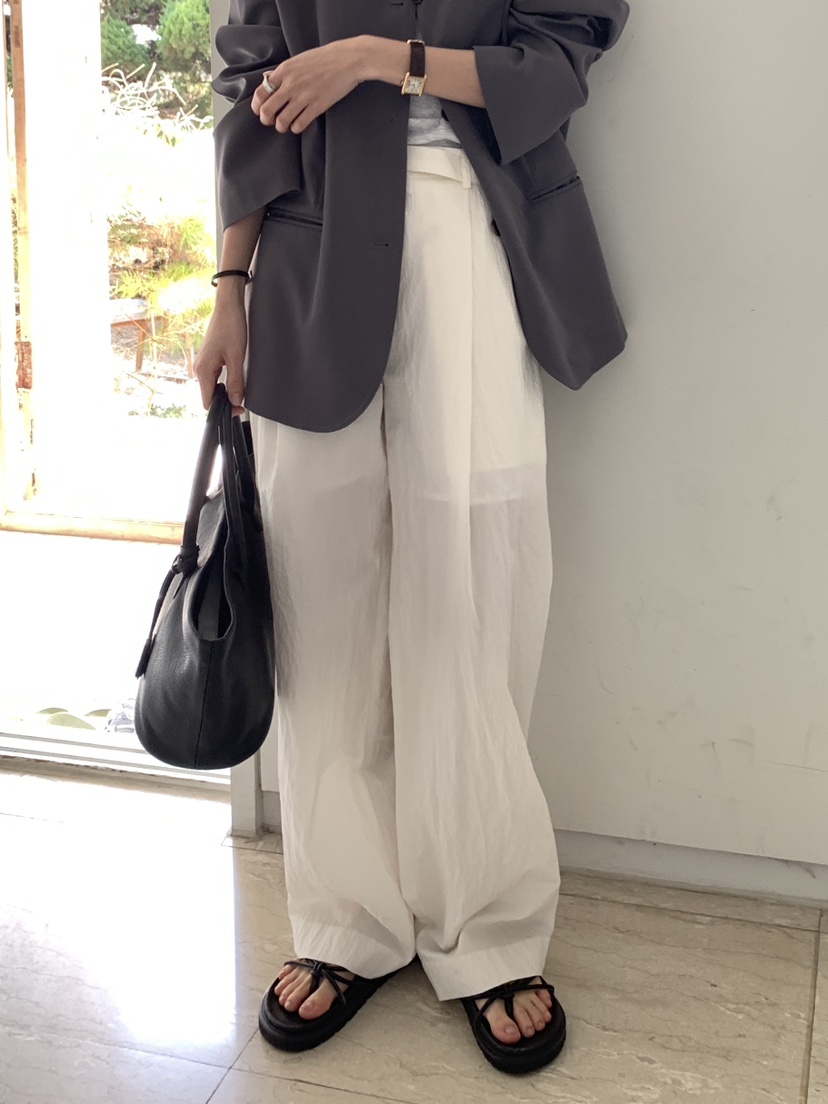 BAKING POWDER東大門實拍女裝新款25春夏真品休閑褲含腰帶BAKING POWDER休閑褲