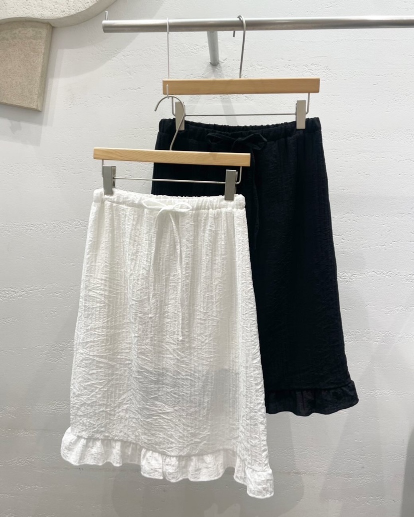 OEUF東大門實拍女裝新品時尚人氣推薦真品25春夏半身裙中短裙OEUF半身裙/中短裙