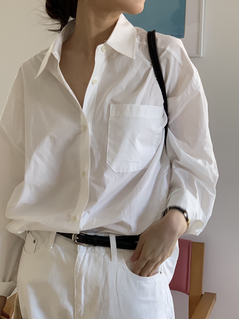 AMU東大門實拍女士新款真品休閑職業推薦人氣時尚襯衫蕾絲衫CLOSER襯衫/蕾絲衫