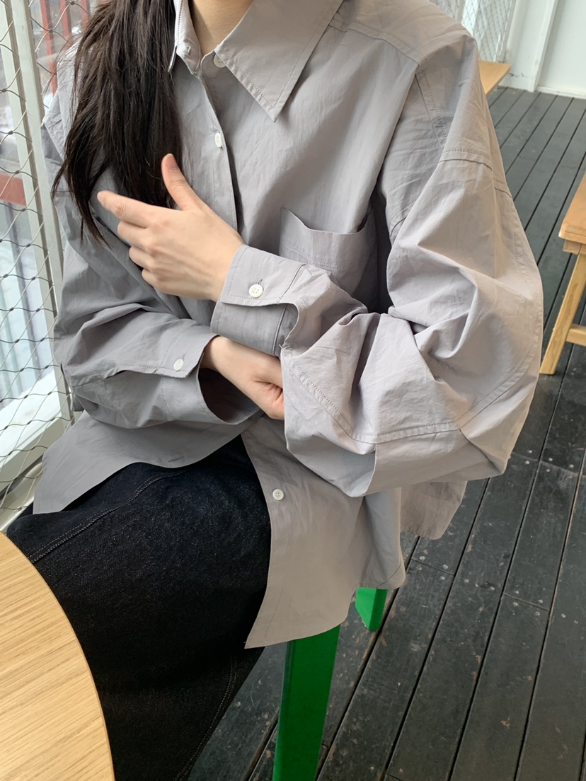 AMU東大門實拍女士新款真品休閑職業推薦人氣時尚襯衫蕾絲衫CLOSER襯衫/蕾絲衫