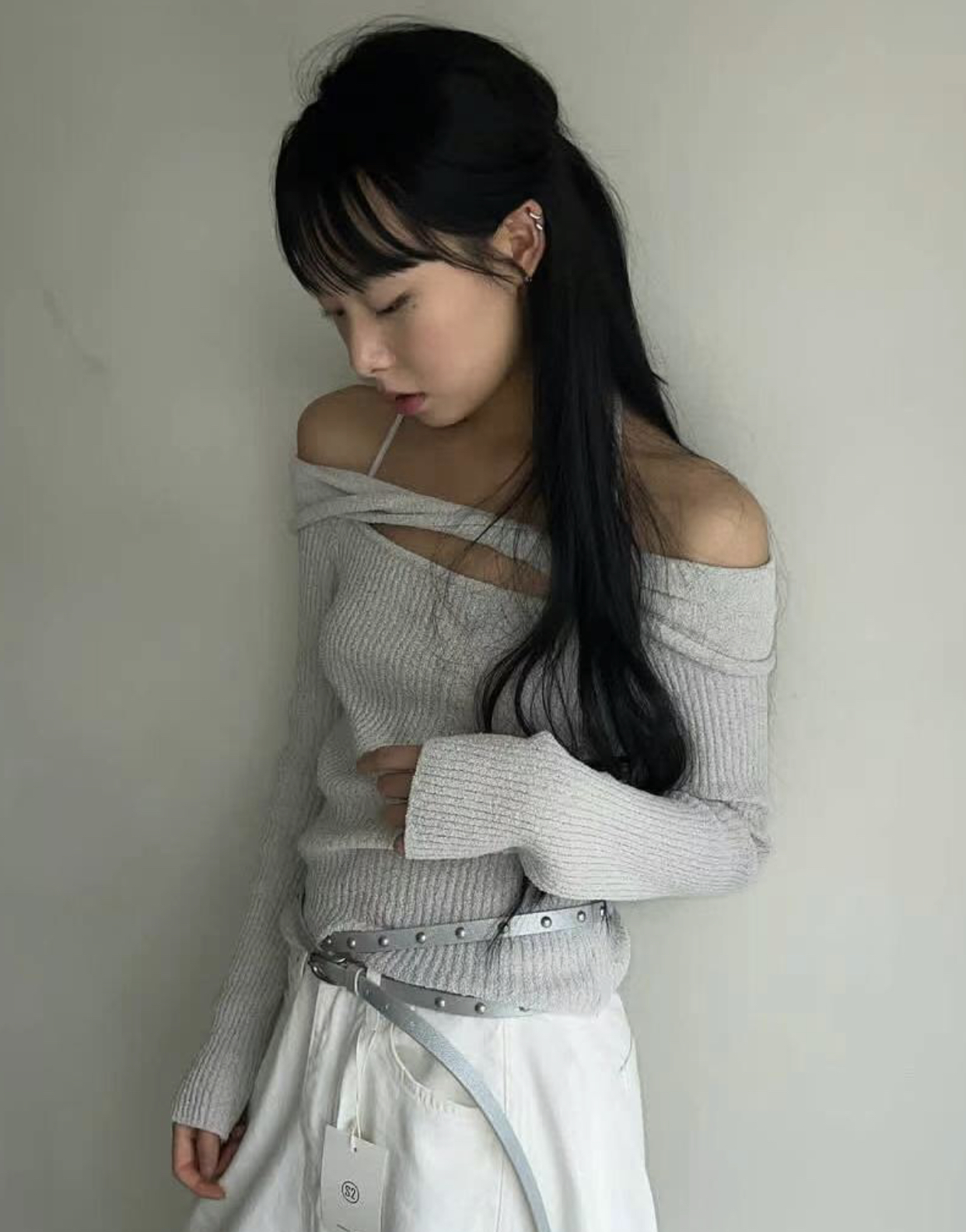 s.2.0韓國直郵女士新款真品推薦人氣職業時尚25春夏針織衫s.2.0針織衫圖色2
