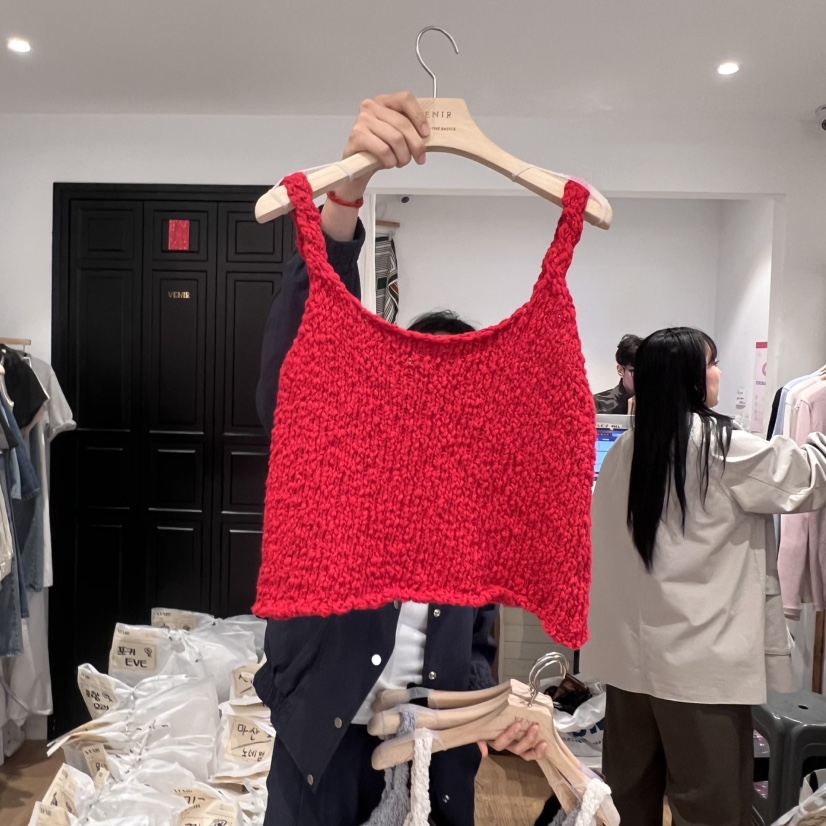 VENIR-a東大門實拍女士新品熱賣25春夏人氣休閑時尚吊帶背心VENIR-a吊帶/背心