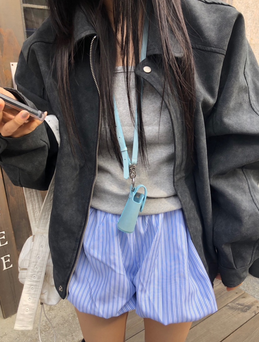 X-MOOD東大門代購女士新款休閑職業時尚25春夏推薦人氣短褲X-MOOD短褲