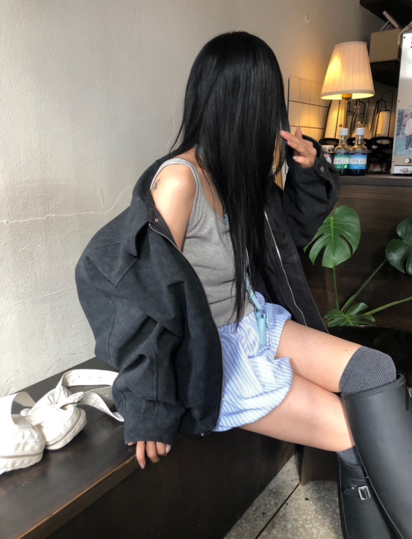 X-MOOD東大門代購女士新款休閑職業時尚25春夏推薦人氣短褲X-MOOD短褲