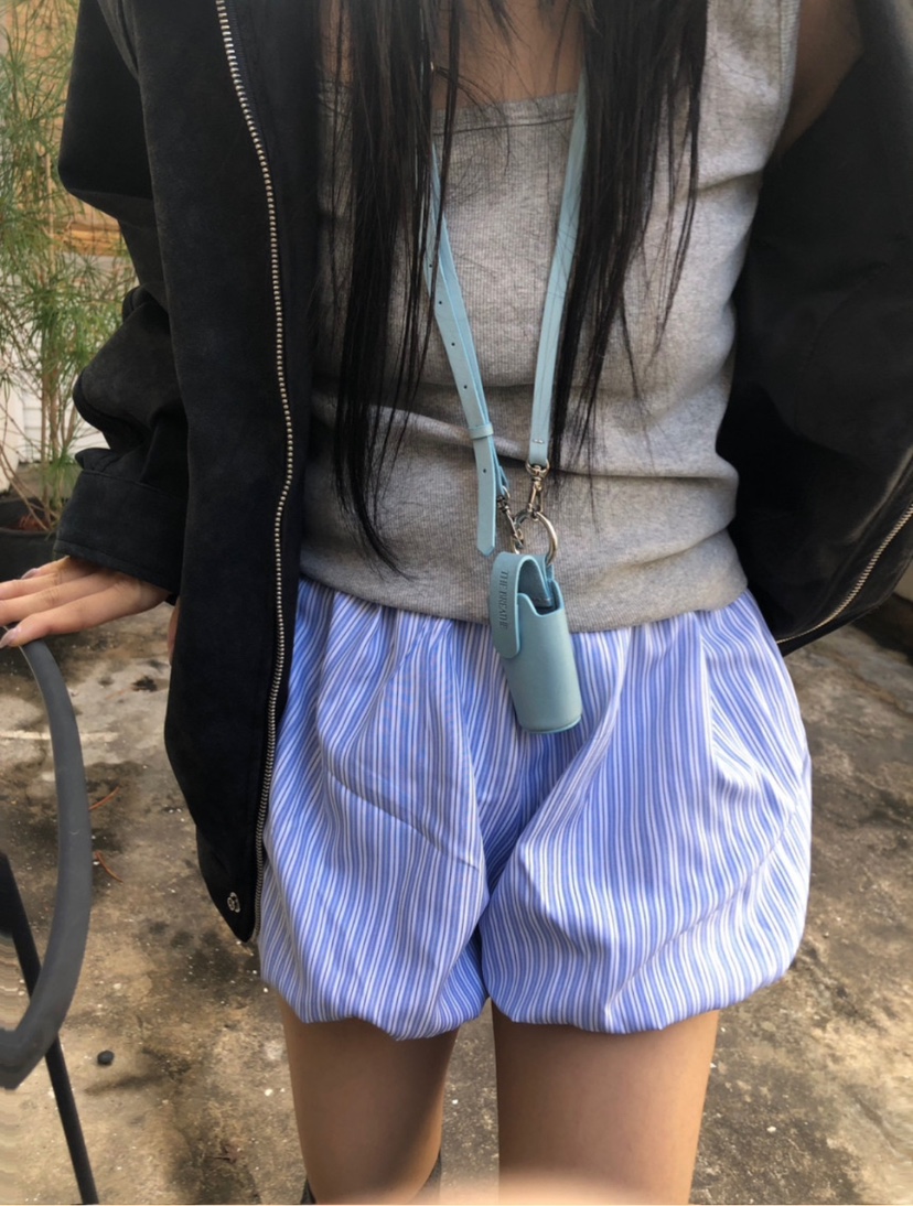 X-MOOD東大門代購女士新款休閑職業時尚25春夏推薦人氣短褲X-MOOD短褲