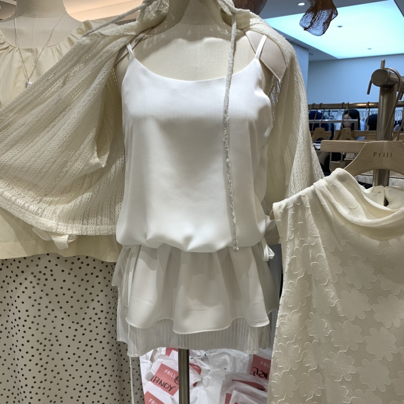 FRILL東大門實拍女士新品人氣休閑職業25春夏推薦熱賣吊帶背心FRILL吊帶/背心圖色2