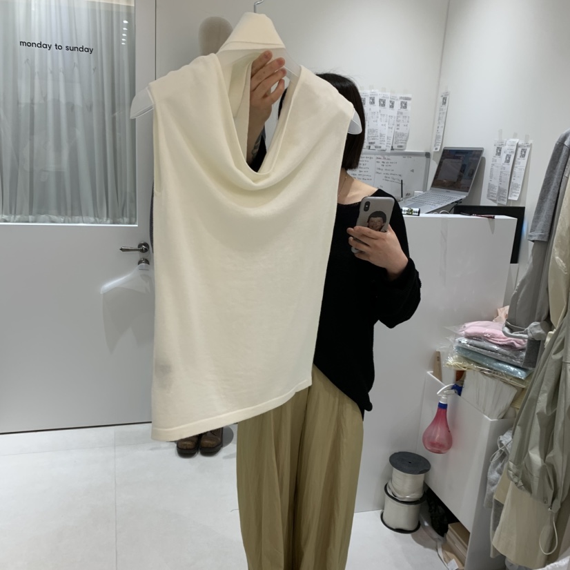 MONDAY TO SUNDAY直郵韓國代購㊣女裝新款職業時尚針織衫MONDAY TO SUNDAY針織衫