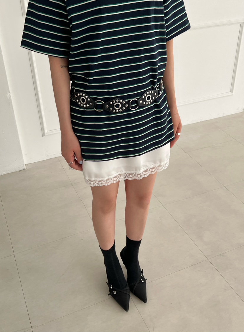 X-MOOD直郵韓國代購㊣女裝新款推薦25春夏人氣時尚休閑短裙X-MOOD短裙