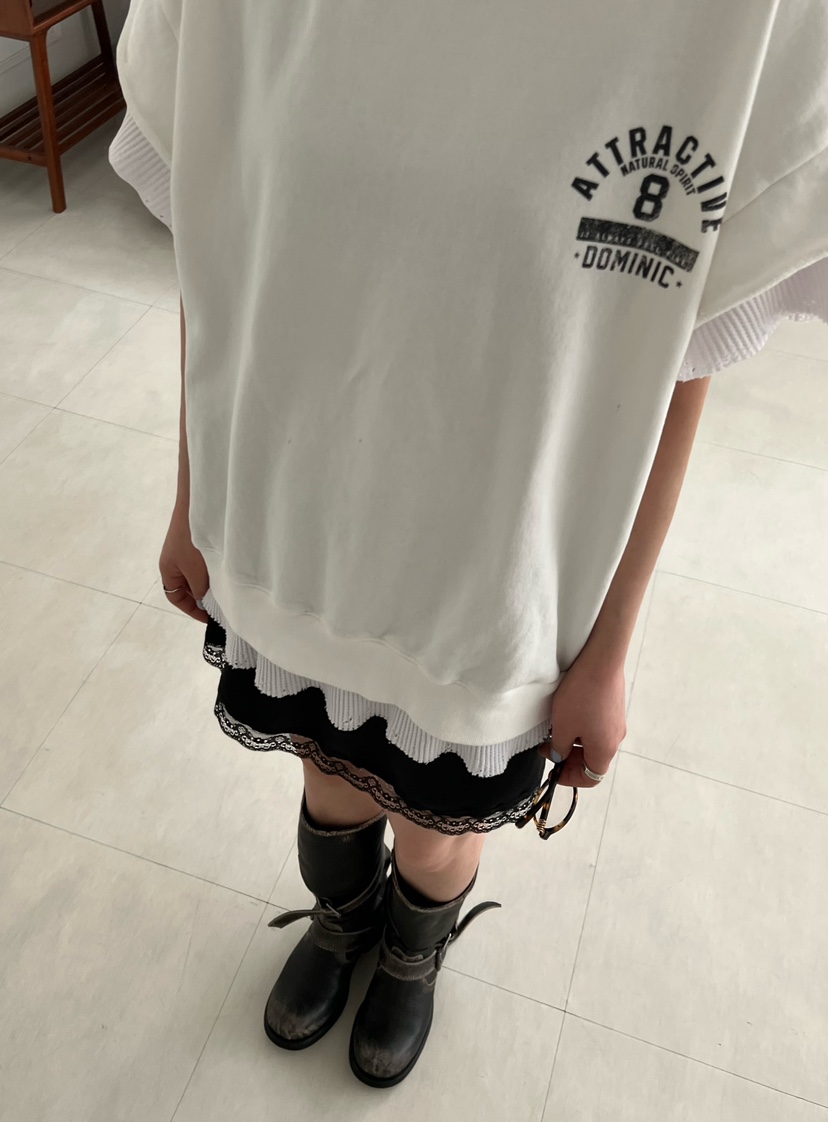 X-MOOD直郵韓國代購㊣女裝新款推薦25春夏人氣時尚休閑短裙X-MOOD短裙