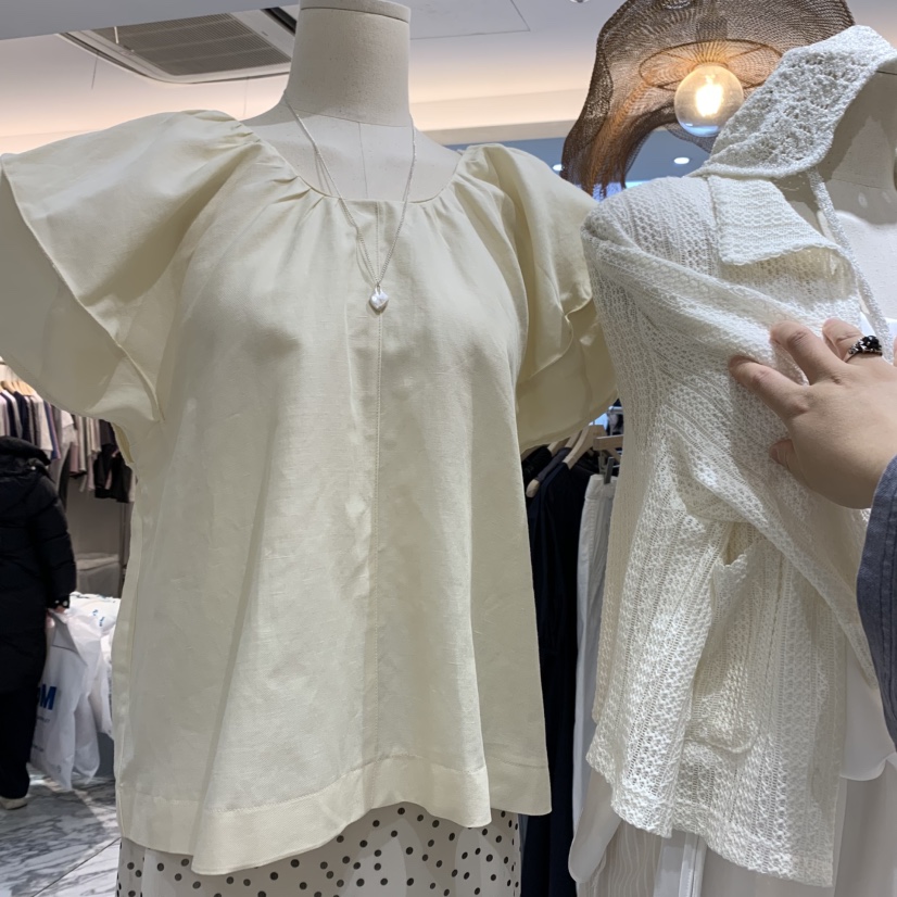FRILL韓國代購女裝新款25春夏真品職業熱賣時尚人氣推薦T恤FRILLT恤圖色2