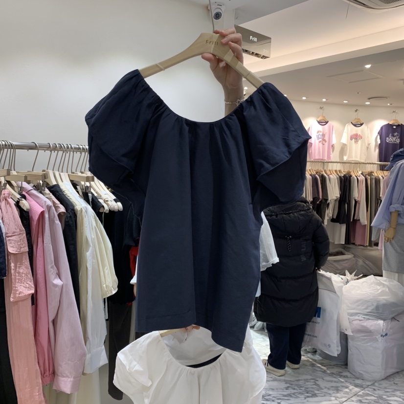 FRILL韓國代購女裝新款25春夏真品職業熱賣時尚人氣推薦T恤FRILLT恤圖色3