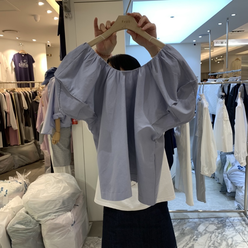 FRILL韓國代購女裝新款25春夏真品職業熱賣時尚人氣推薦T恤FRILLT恤圖色4