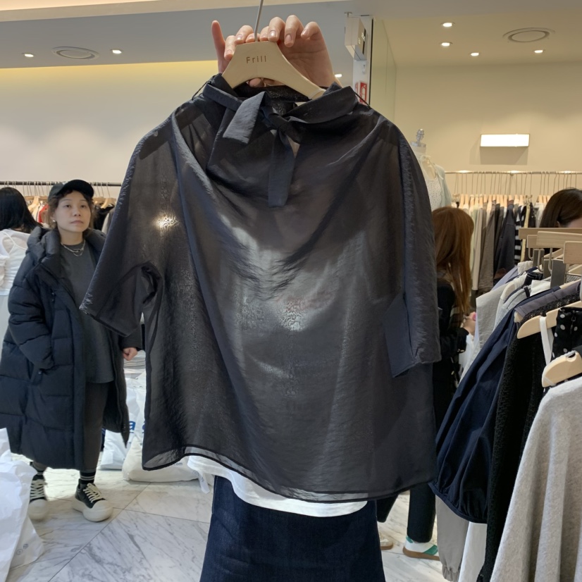 FRILL東大門代購女士新款休閑推薦職業人氣真品時尚襯衫蕾絲衫FRILL襯衫/蕾絲衫圖色2