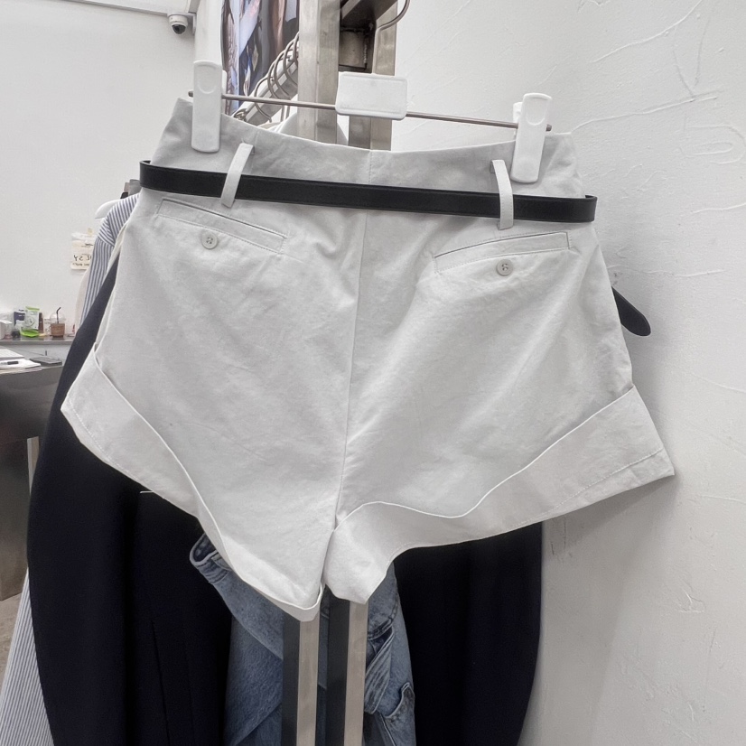 BREATHE東大門實拍女士新品25春夏熱賣職業時尚短褲不含腰帶BREATHE短褲