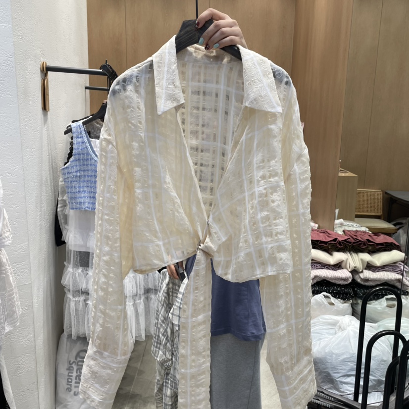 TRIPLE SEVEN東大門實拍女士新品時尚熱賣休閑真品襯衫蕾絲衫TRIPLE SEVEN襯衫/蕾絲衫