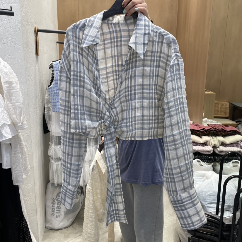 TRIPLE SEVEN東大門實拍女士新品時尚熱賣休閑真品襯衫蕾絲衫TRIPLE SEVEN襯衫/蕾絲衫圖色2