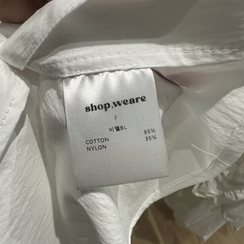 WE ARE/WELOVER東大門直郵女裝新款25春夏休閑襯衫蕾絲衫SHOP_WE ARE襯衫/蕾絲衫