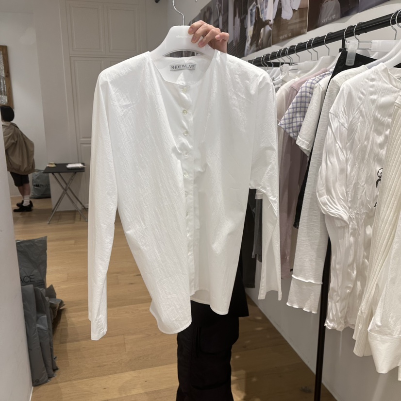 WE ARE/WELOVER東大門直郵女裝新款25春夏休閑襯衫蕾絲衫SHOP_WE ARE襯衫/蕾絲衫圖色1