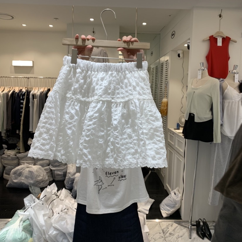 FRILL東大門實拍女裝新品熱賣25春夏人氣休閑真品推薦時尚短裙FRILL短裙